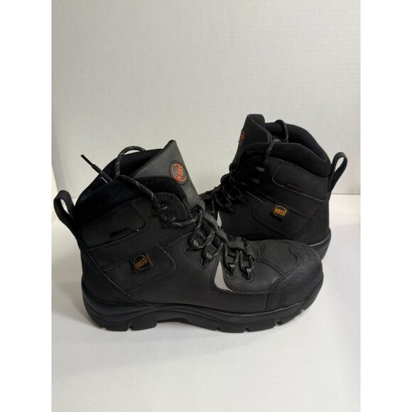 .6048 Hoss Black Boots-US 10 Mens - Picture 1 of 5